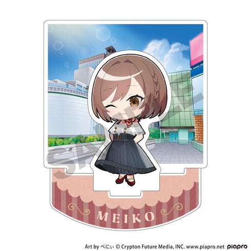 『初音ミク』ジオラマアクリルスタンド MEIKO レトロ☆神戸2025 ミニキャラ